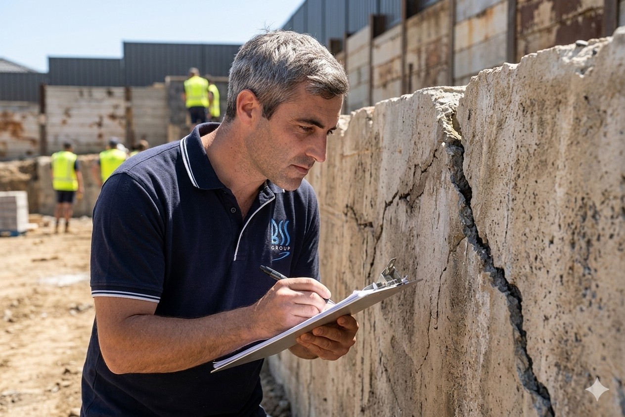 BSS Group inspector on site