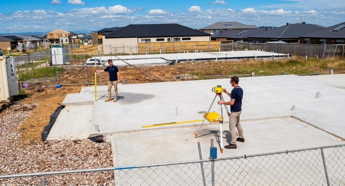 BSS Group inspector conducting a builders QA inspection on site